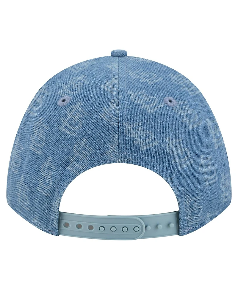 New Era Men's and Women's Denim St. Louis Cardinals A-Frame 9FORTY Adjustable Hat
