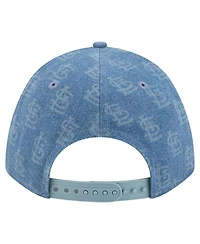 New Era Men's and Women's Denim St. Louis Cardinals A-Frame 9FORTY Adjustable Hat