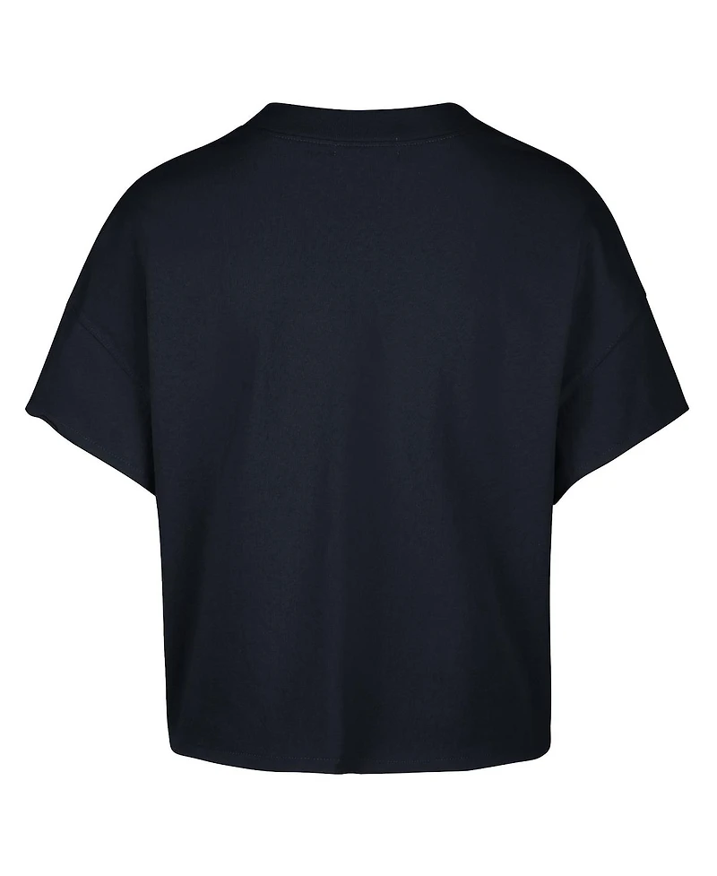 '47 Brand Women's x Navy Tampa Bay Rays Oversized Notch Neck T-Shirt