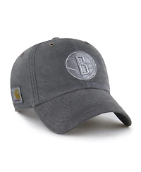 '47 Brand Men's X Carhartt Charcoal Brooklyn Nets Clean Up Adjustable Hat