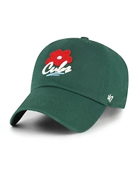 '47 Brand Men's and Women's Green Chicago Cubs Flora Gallery Clean Up Adjustable Hat