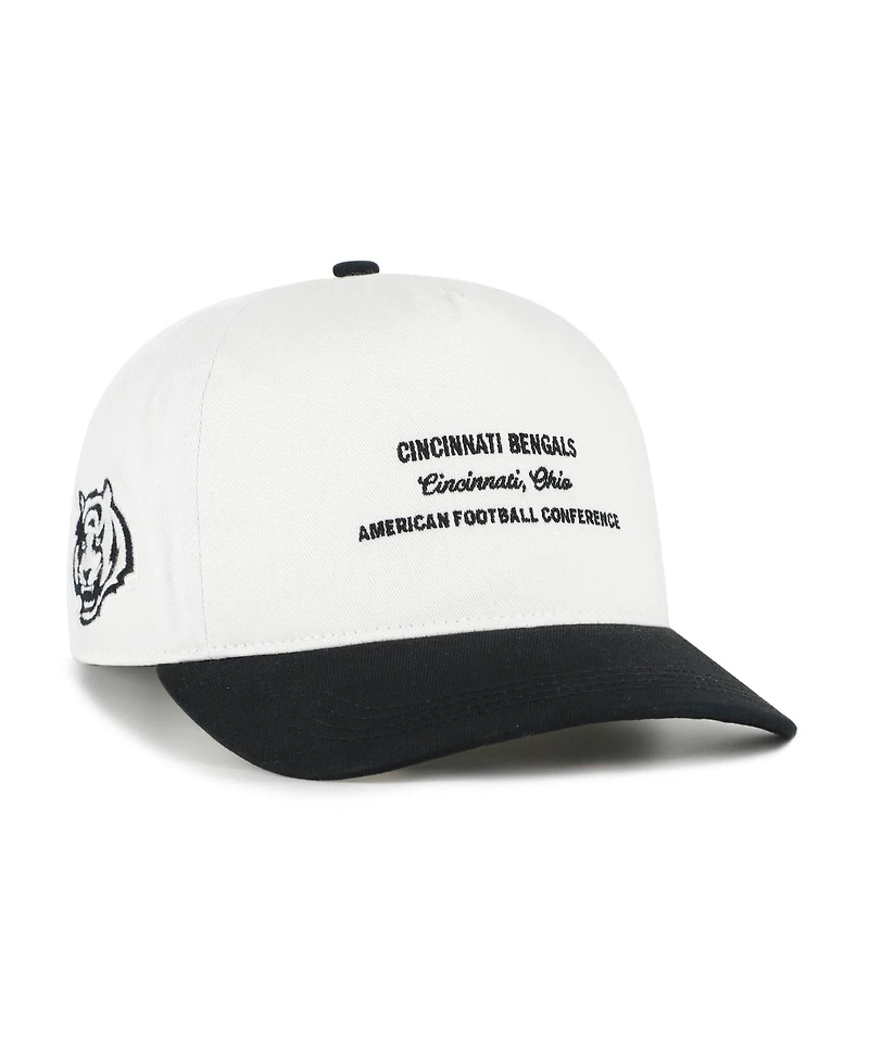 '47 Brand Men's White Cincinnati Bengals Contemporary Two-Tone Hitch Adjustable Hat