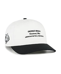 '47 Brand Men's White Cincinnati Bengals Contemporary Two-Tone Hitch Adjustable Hat