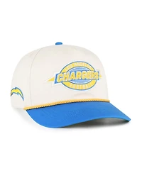 '47 Brand Men's Natural Los Angeles Chargers Frame Out Two Tone Hitch Adjustable Hat