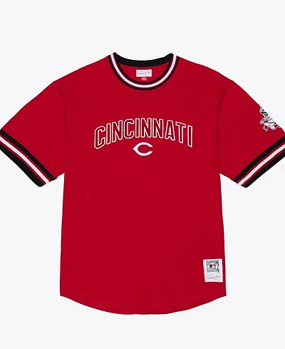 Mitchell & Ness Men's Red Cincinnati Reds Wild Pitch Ringer T-Shirt