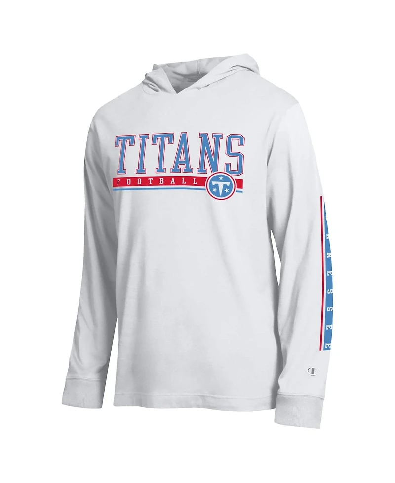 Champion Men's White Tennessee Titans All Star Hooded T-Shirt