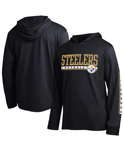 Champion Men's Black Pittsburgh Steelers All Star Hooded T-Shirt