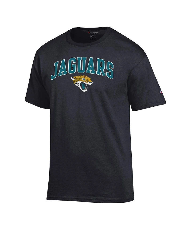 Champion Men's Black Jacksonville Jaguars Arch Over Logo T-Shirt