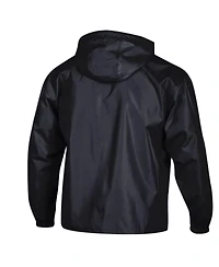 Champion Men's Black Jacksonville Jaguars Packable Hooded Windbreaker Half-Zip Jacket
