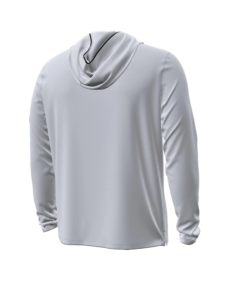 Under Armour Men's Gray The Players Drive Strom Quarter-Zip Hoodie