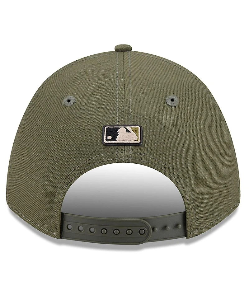 New Era Big Boys and Girls Olive San Francisco Giants 2026 Armed Forces Day 9FORTY M-Crown Adjustable Hat