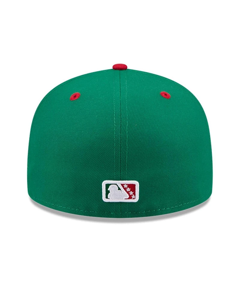 New Era Men's Green/Red Albuquerque Isotopes 2026 Copa De La Diversion 59FIFTY Fitted Hat
