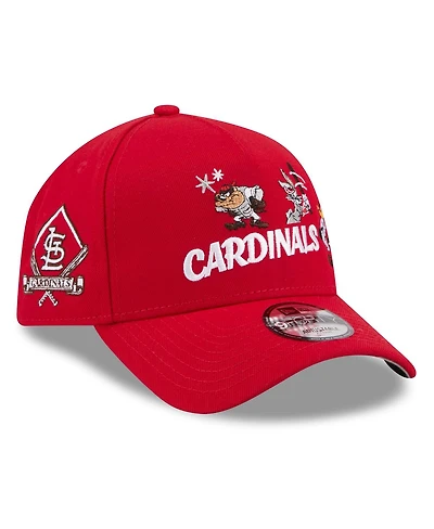 New Era Big Boys and Girls Red St. Louis Cardinals Looney Tunes A-Frame 9FORTY Adjustable Hat