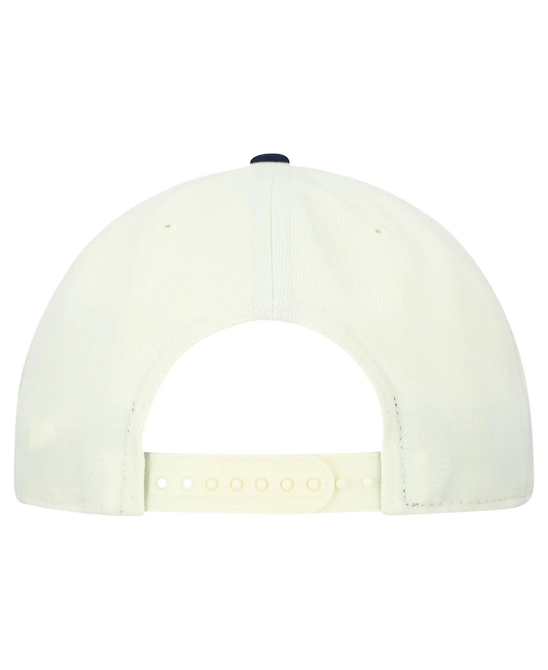 New Era Men's Cream New England Patriots Upside Down 9FIFTY A-Frame Snapback Hat