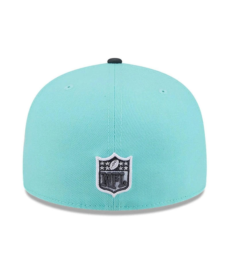 New Era Men's Light Blue/Navy Dallas Cowboys Two-Tone Color Pack 59FIFTY Fitted Hat