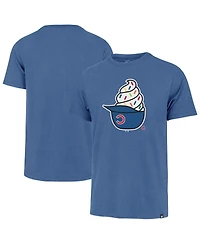 '47 Brand Men's Royal Chicago Cubs Ice Cream Helmet Franklin T-Shirt