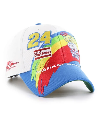 '47 Brand Men's Market Studios by ‘47 White Jeff Gordon Mvp Adjustable Hat