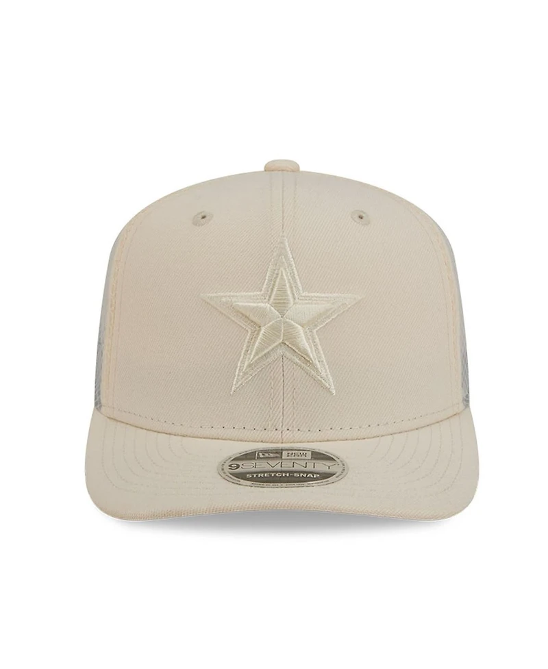 New Era Men's Cream Dallas Cowboys Color Pack 9SEVENTY Adjustable Hat