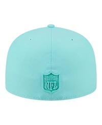 New Era Men's Turquoise York Giants Color Pack 59FIFTY Fitted Hat