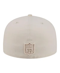 New Era Men's Cream Philadelphia Eagles Color Pack 59FIFTY Fitted Hat