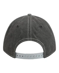 New Era Men's Black/Silver Las Vegas Raiders 9FORTY Felt A-Frame Adjustable Hat