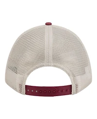 New Era Men's Natural Washington Commanders Frayed M-Crown A-Frame 9FORTY Adjustable Hat