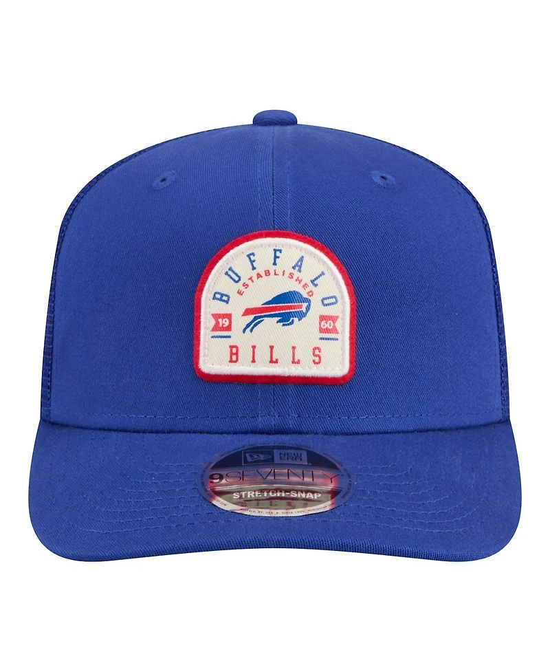 New Era Men's Royal Buffalo Bills Contest 9SEVENTY Adjustable Trucker Hat