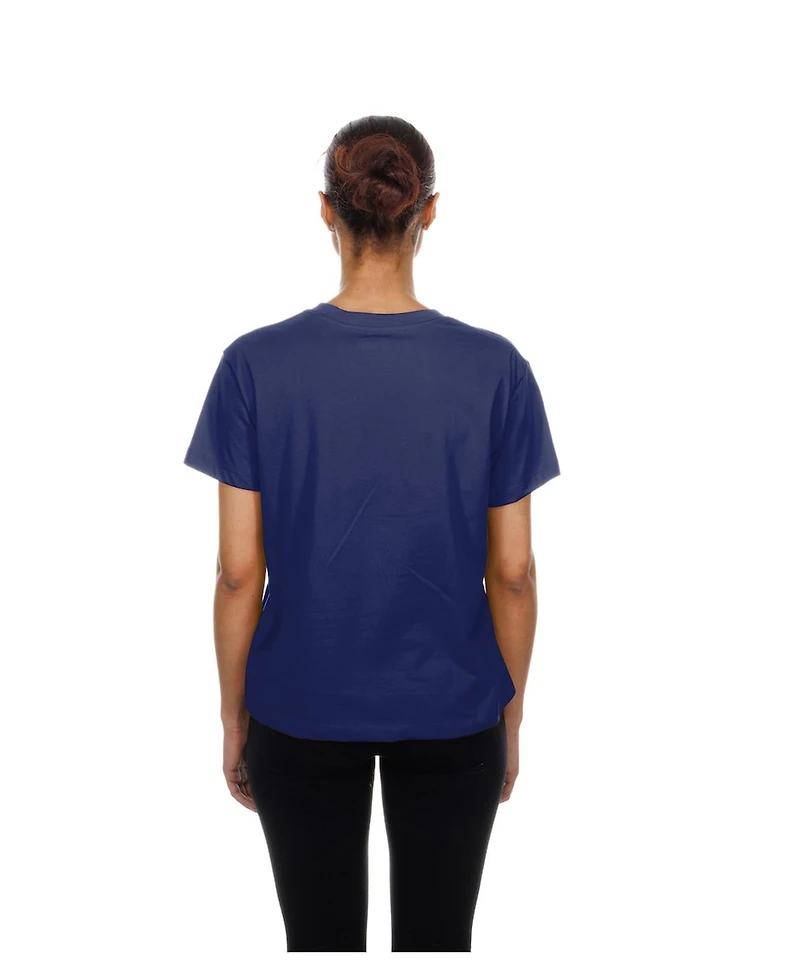 New Era Women's Royal Los Angeles Dodgers V-Neck T-Shirt