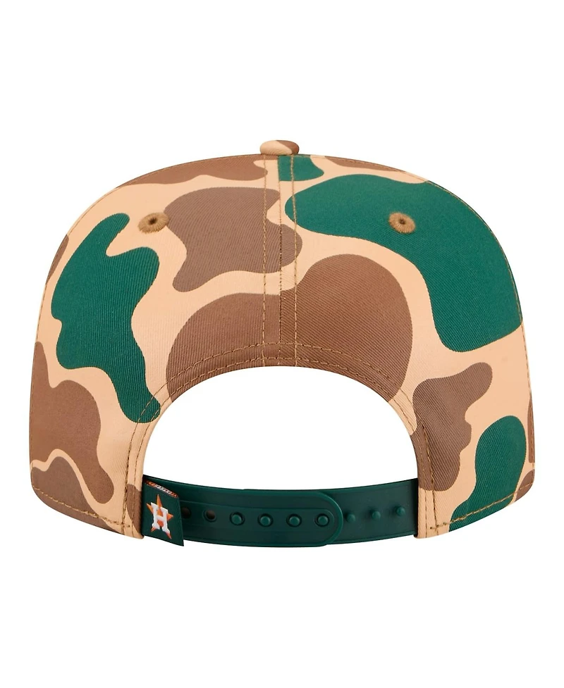 New Era Men's Camo Houston Astros Duck 19TWENTY Adjustable Hat