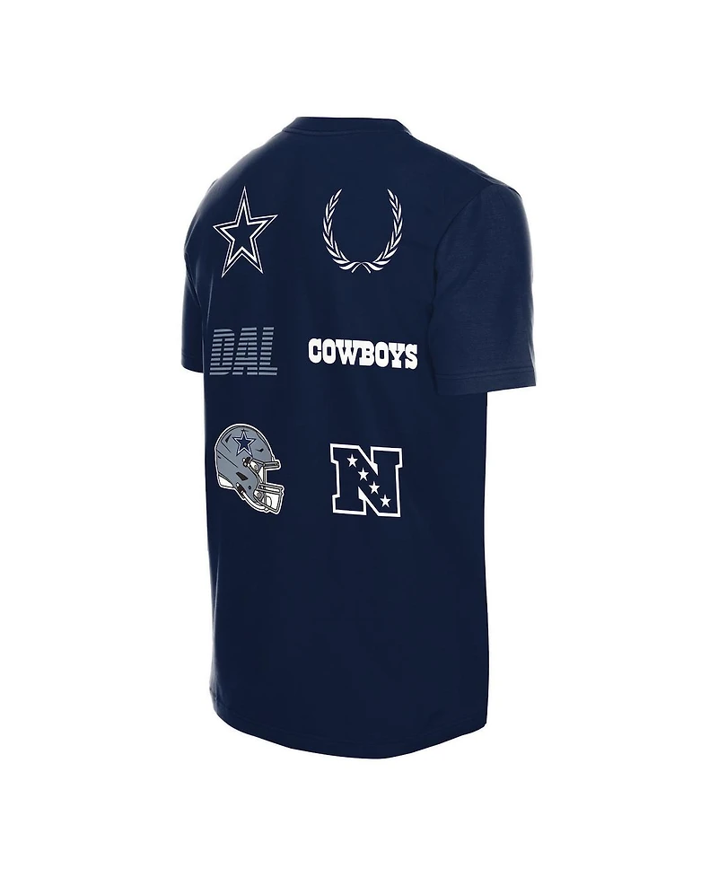 New Era Men's Navy Dallas Cowboys Match T-Shirt