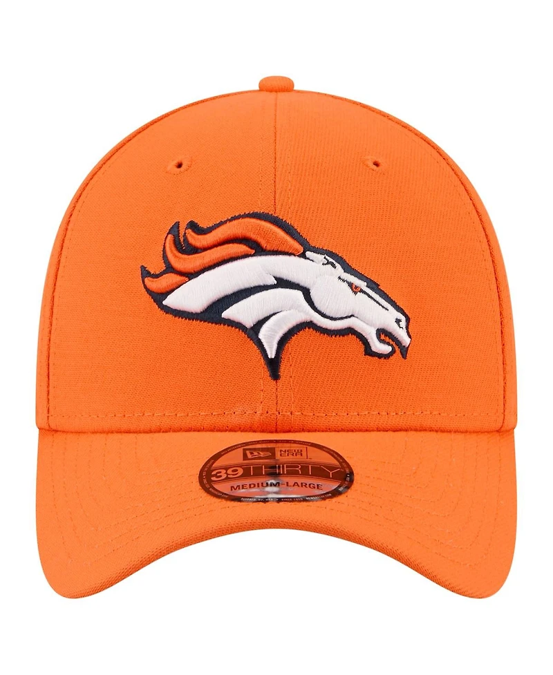 New Era Men's Orange Denver Broncos Core Team 39THIRTY Flex Hat