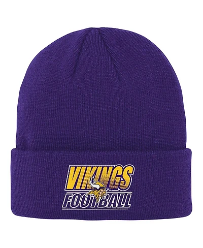 Outerstuff Big Boys and Girls Purple Minnesota Vikings Team Gradient Cuffed Knit Hat