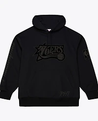 Mitchell & Ness Men's Black Philadelphia 76ers Phantom Fleece Hoodie