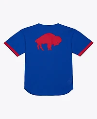 Mitchell & Ness Men's Royal Buffalo Bills Head Coach Mesh Full-Button Fashion Jersey