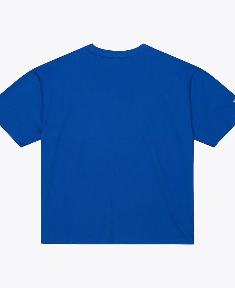 Mitchell & Ness Women's Royal Philadelphia 76ers Hardwood Classics Head Coach T-Shirt