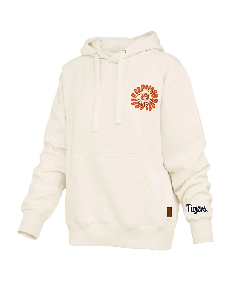 Pressbox Women's Cream Auburn Tigers Elena Janise Hoodie