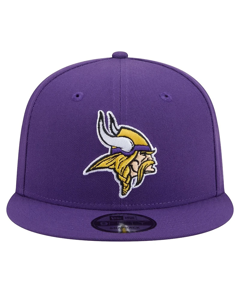 New Era Men's Purple Minnesota Vikings 9FIFTY Snapback Hat