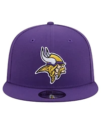 New Era Men's Purple Minnesota Vikings 9FIFTY Snapback Hat