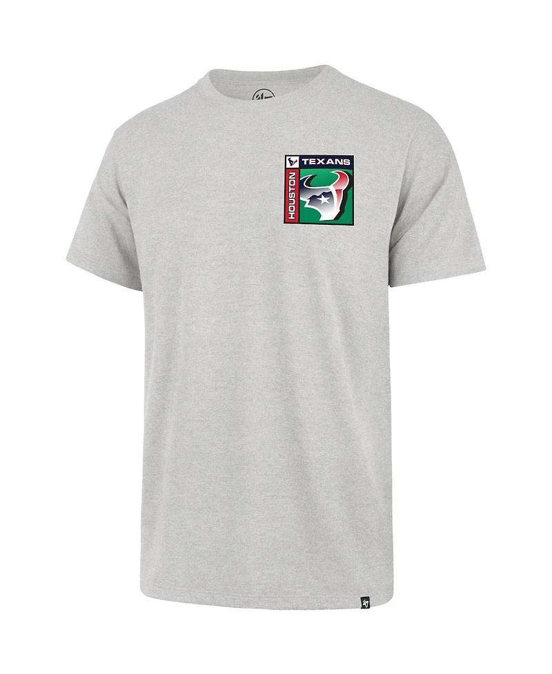 '47 Brand Men's Gray Houston Texans Chrome Plate Franklin T-Shirt