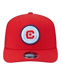 New Era Men's Red Chicago Fire Jersey Hook 9SEVENTY Adjustable Hat