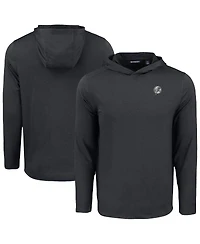 Cutter & Buck Men's Black New York Yankees Coastline Epic Comfort Eco Hoodie T-Shirt