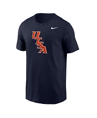 Nike Men's Navy Utsa Roadrunners Diagonal Logo T-Shirt