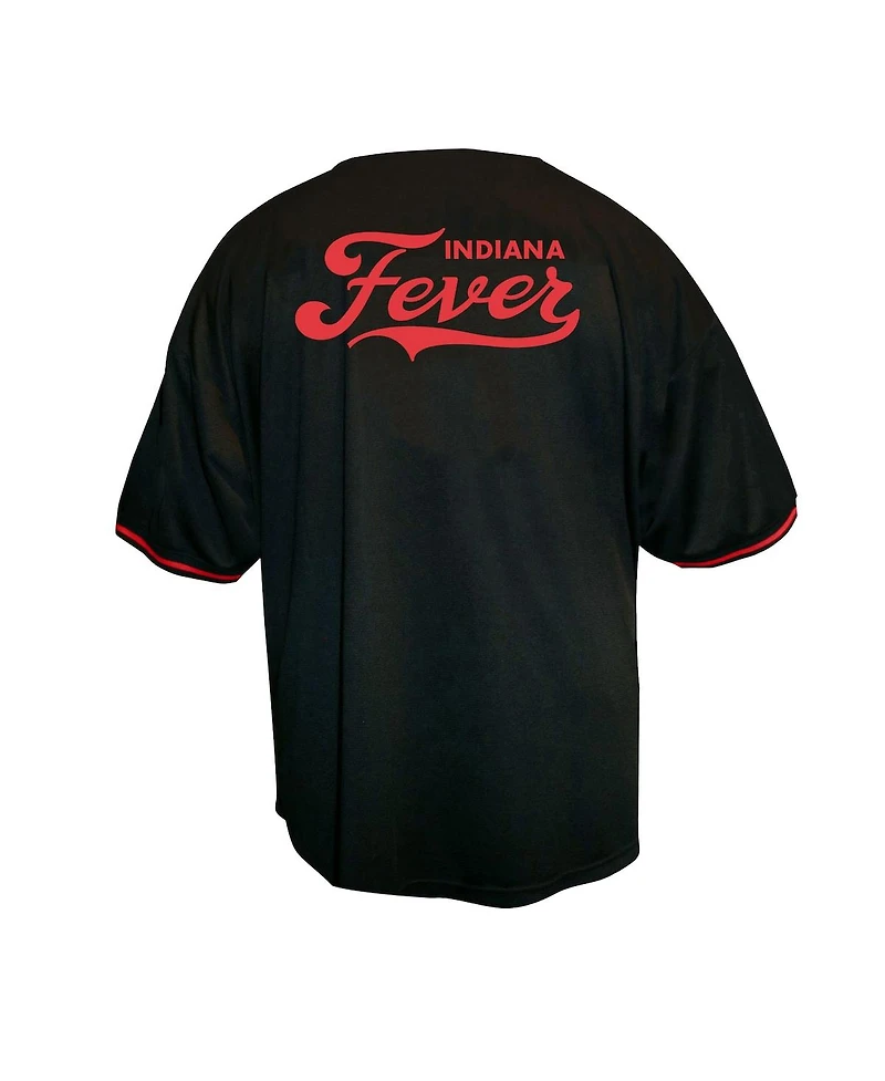 Fanatics Men's Black Indiana Fever Big Tall Full-Button Fashion Jersey