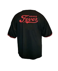 Fanatics Men's Black Indiana Fever Big Tall Full-Button Fashion Jersey
