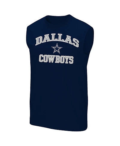 Fanatics Men's Navy Dallas Cowboys Big Tall Hart Soul Muscle Tank Top
