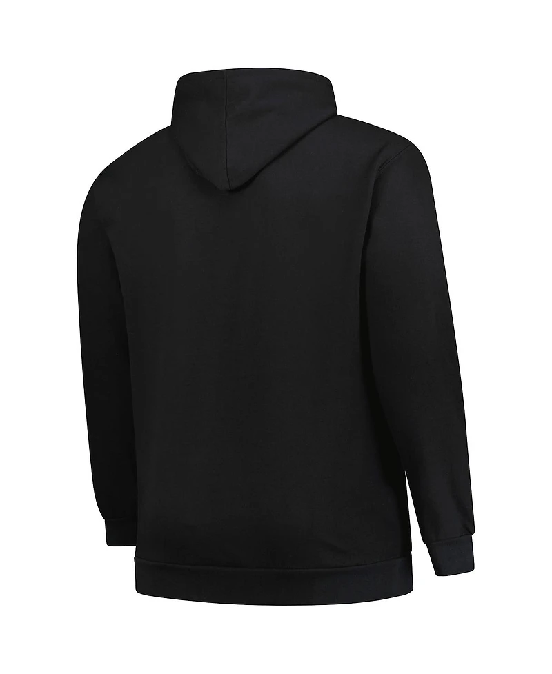 Fanatics Men's Black New York Liberty Big Tall Team Logo Hoodie