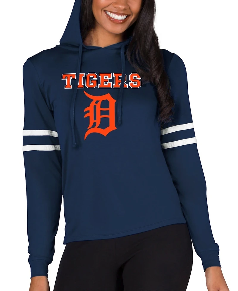Concepts Sport Women's Navy Detroit Tigers Marathon Lightweight Lounge Pullover Hoodie