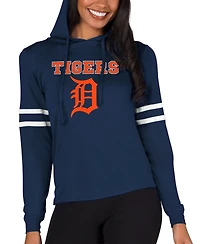 Concepts Sport Women's Navy Detroit Tigers Marathon Lightweight Lounge Pullover Hoodie
