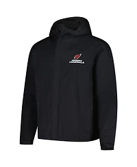 Dunbrooke Men's Black Arizona Cardinals Tropic Waterproof Packable Full-Zip Hoodie Jacket