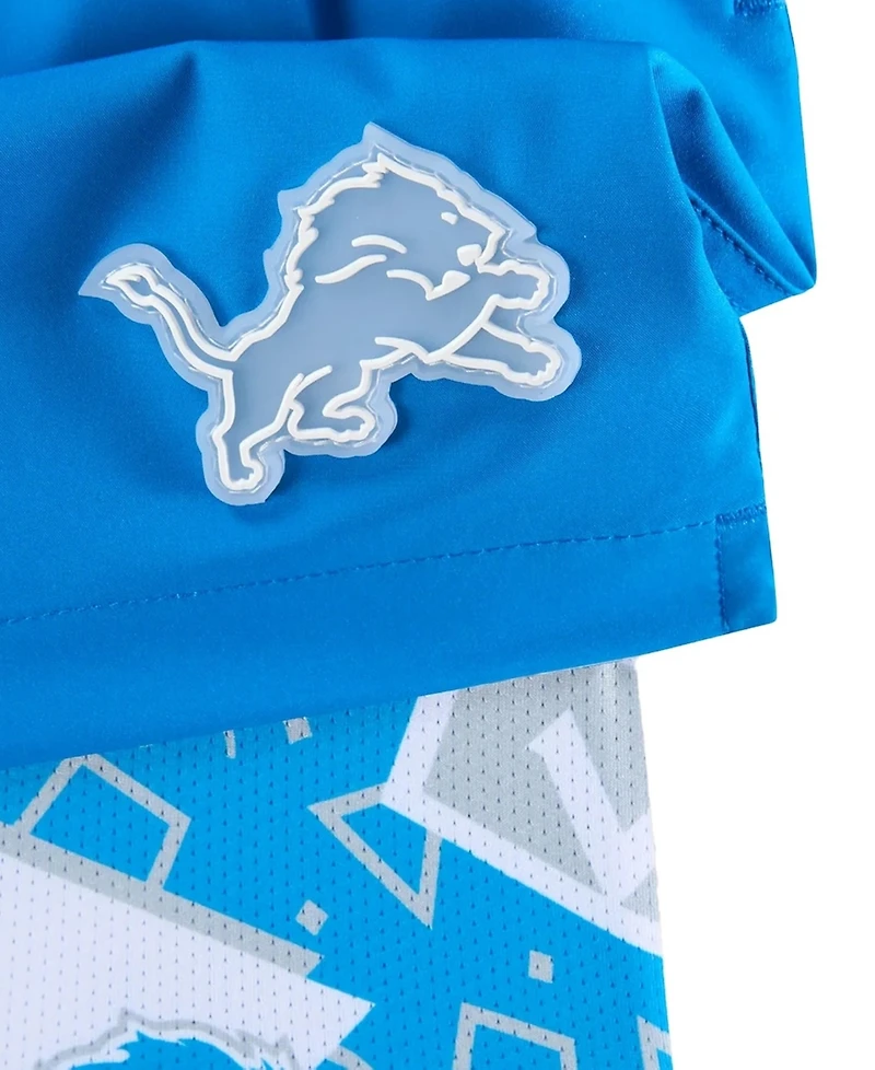 Chubbies Men's Blue Detroit Lions The Secret Lined Swim Trunks